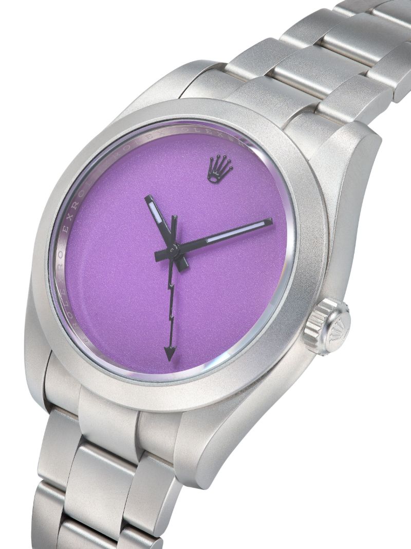 Customised Pre-owned Stainless Steel Rolex Milgauss Watch