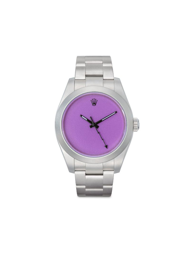 Customised Pre-owned Stainless Steel Rolex Milgauss Watch