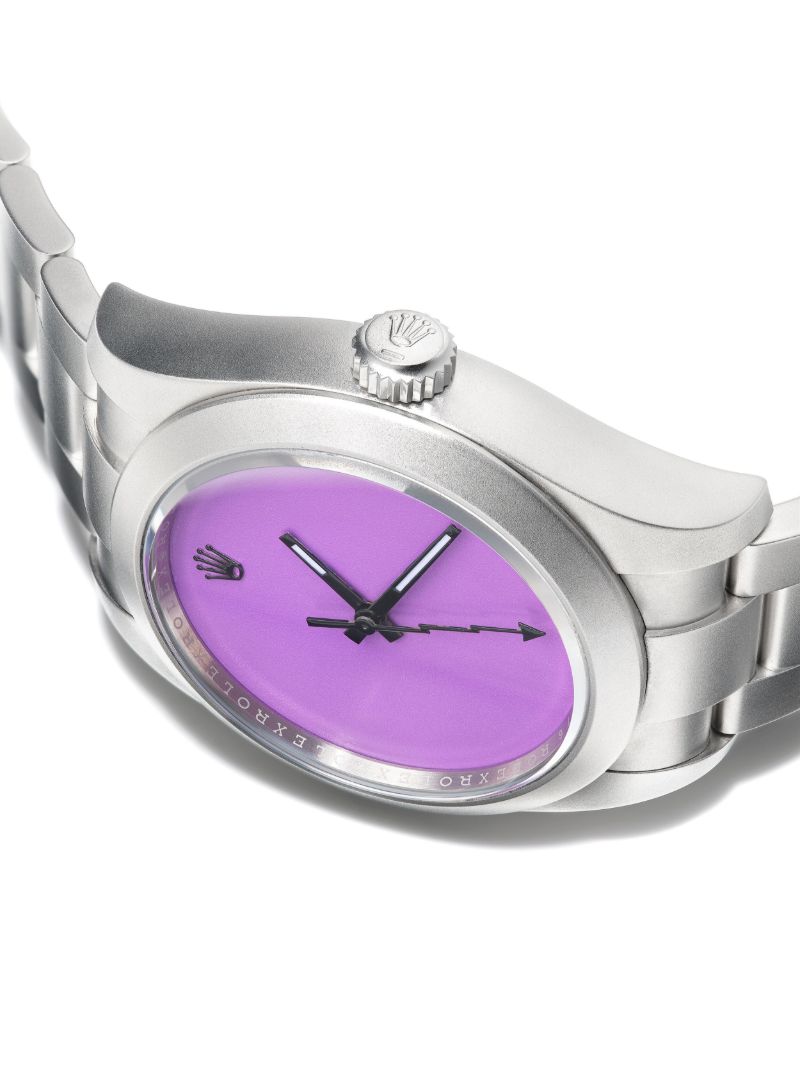 Customised Pre-owned Stainless Steel Rolex Milgauss Watch