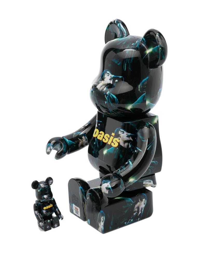 Black Be@rbrick Oasis Liam Gallagher 100% and 400% Set