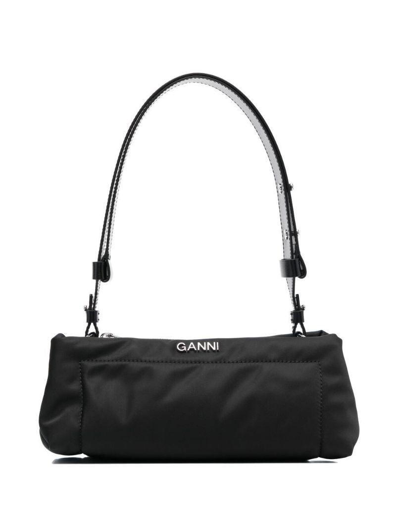 Black Pillow Shell Mini Bag