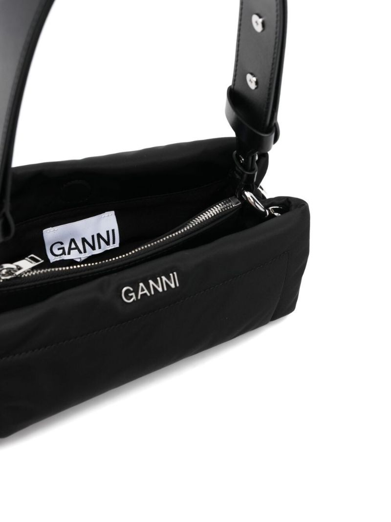 Black Pillow Shell Mini Bag