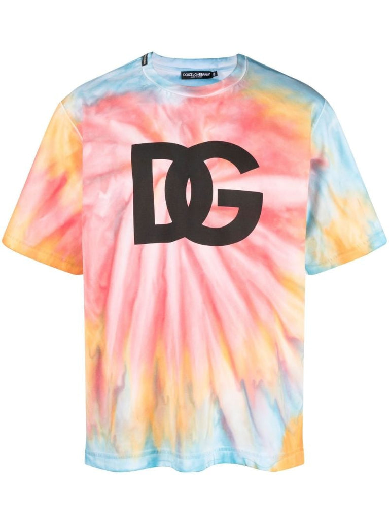 Multicolour Tie-dye Technical Jersey T-shirt