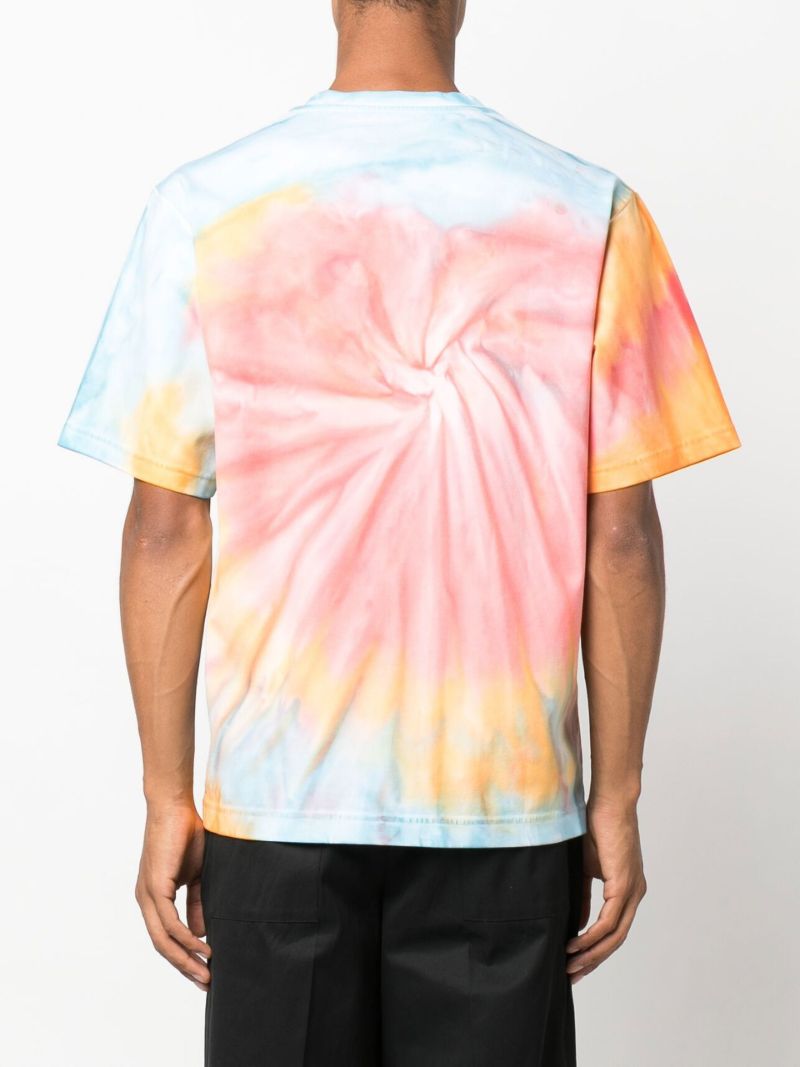 Multicolour Tie-dye Technical Jersey T-shirt
