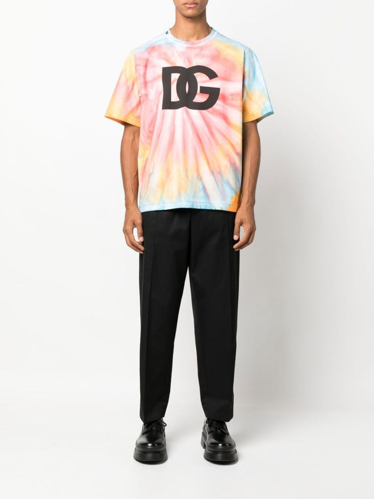 Multicolour Tie-dye Technical Jersey T-shirt