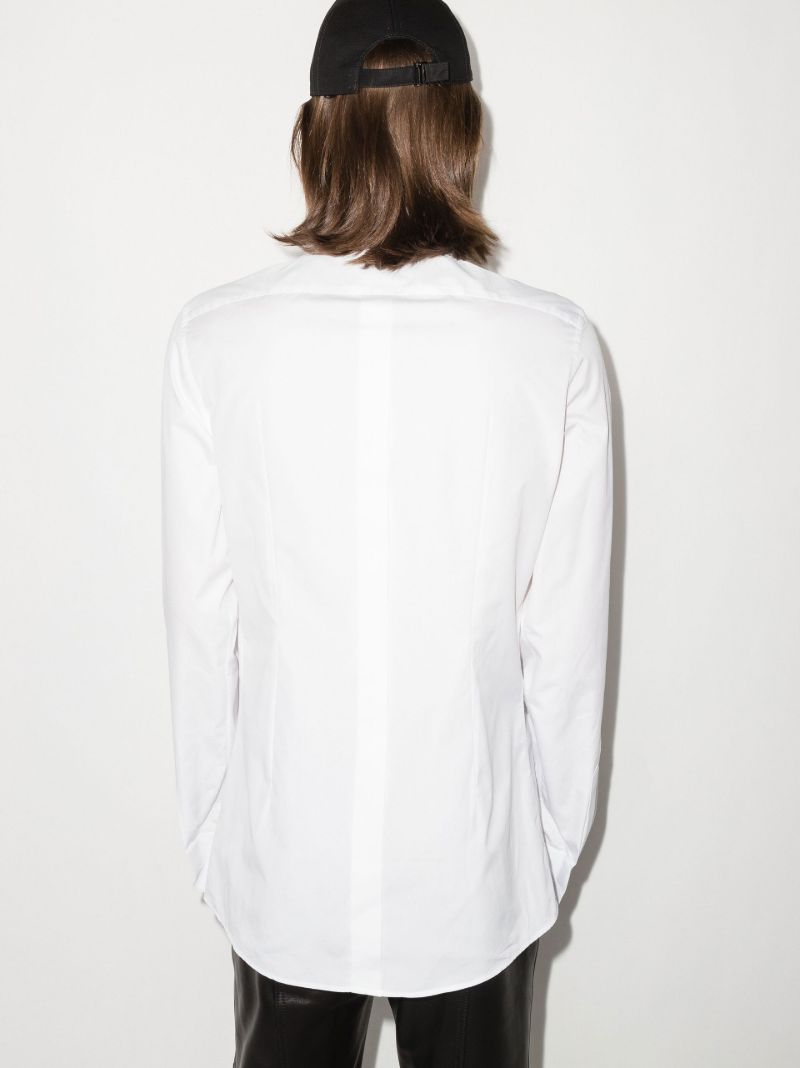 White Cotton Poplin Shirt