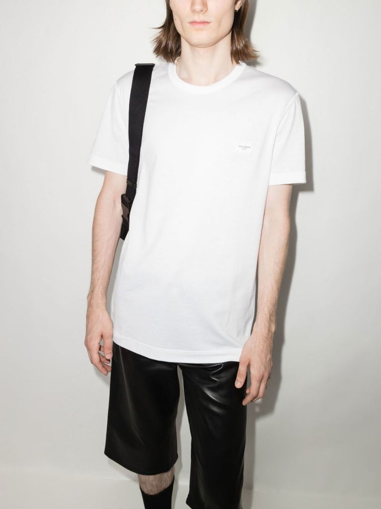 White Round Neck T-shirt