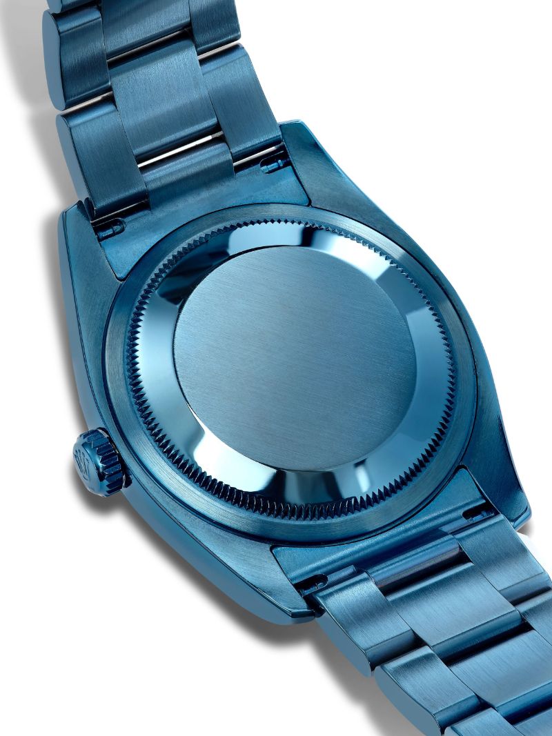 Customised Pre-owned Stainless Steel Rolex Datejust Watch