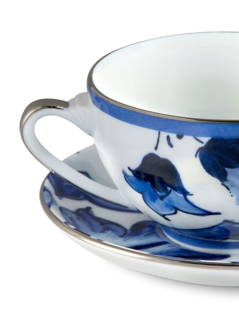 Blue Mediterraneo Print Tea Set