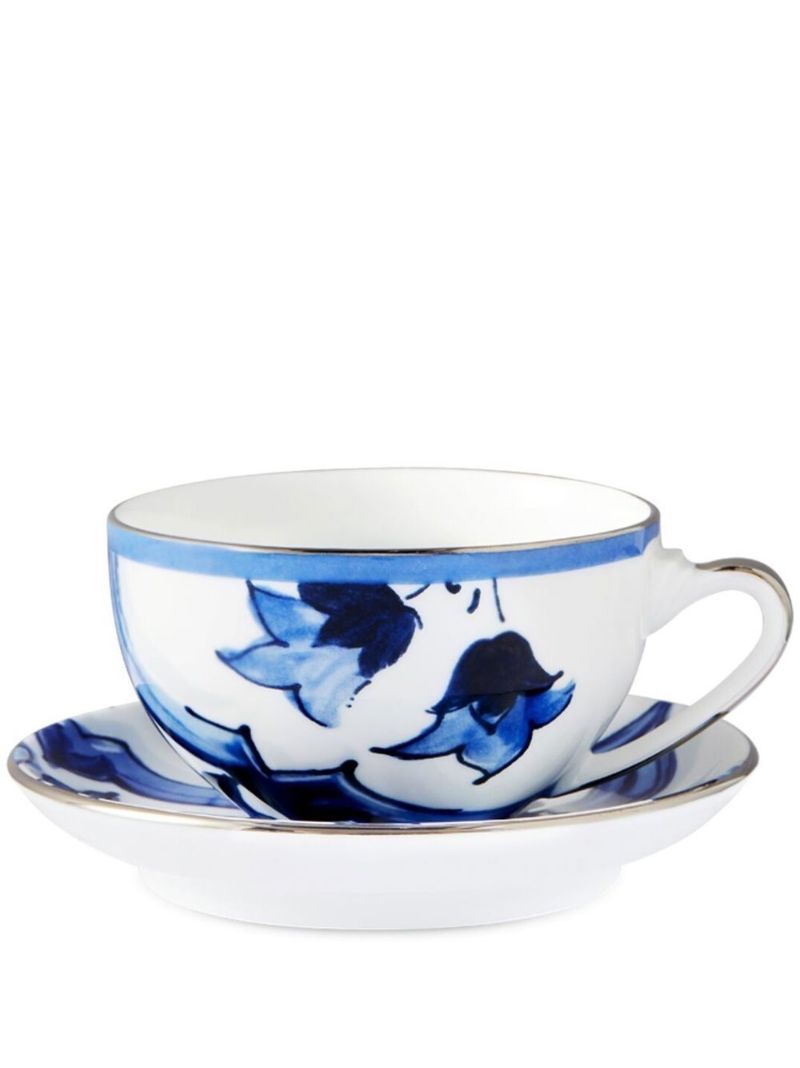Blue Mediterraneo Print Tea Set