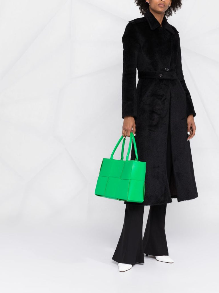 Green Arco Intrecciato Tote Bag