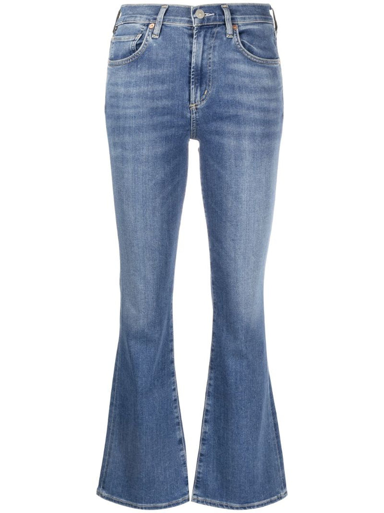 Blue Lilah High-rise Bootcut Jeans