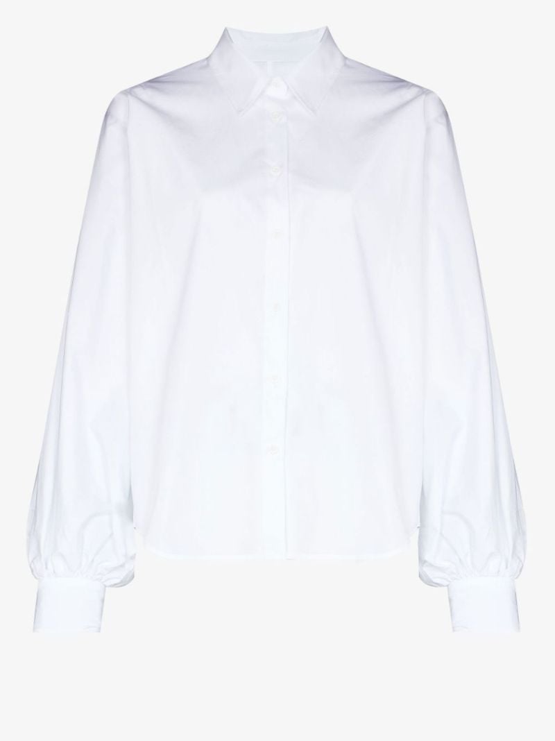 Claire Balloon Sleeve Cotton Shirt