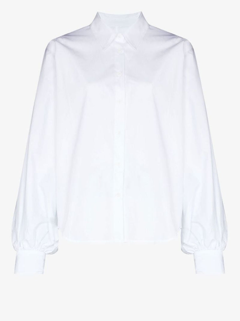 Claire Balloon Sleeve Cotton Shirt
