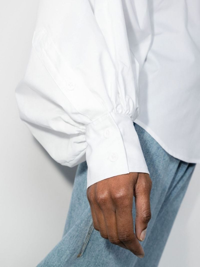 Claire Balloon Sleeve Cotton Shirt