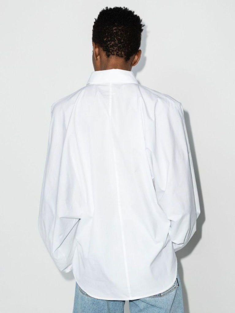 Claire Balloon Sleeve Cotton Shirt