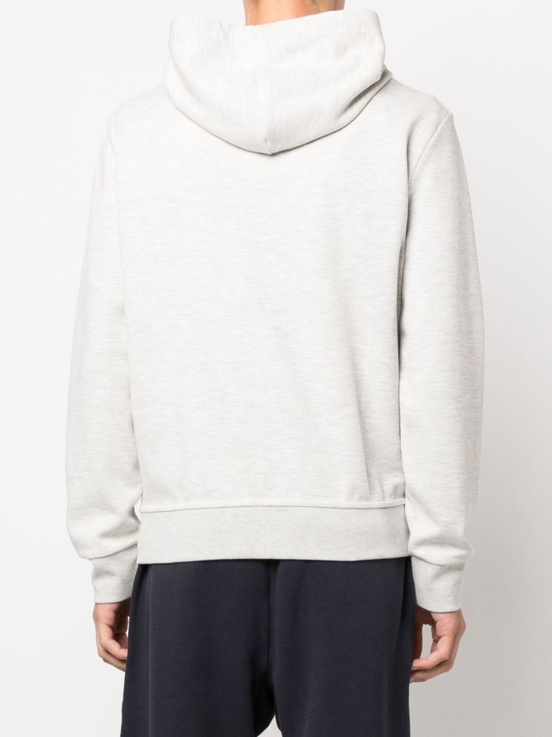 Grey Polo Pony Hoodie
