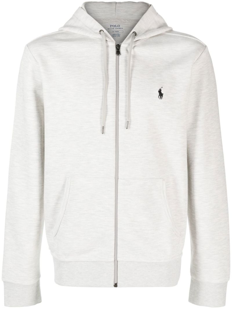 Grey Polo Pony Hoodie