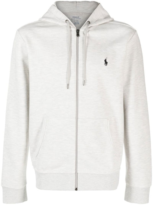 Grey Polo Pony Hoodie