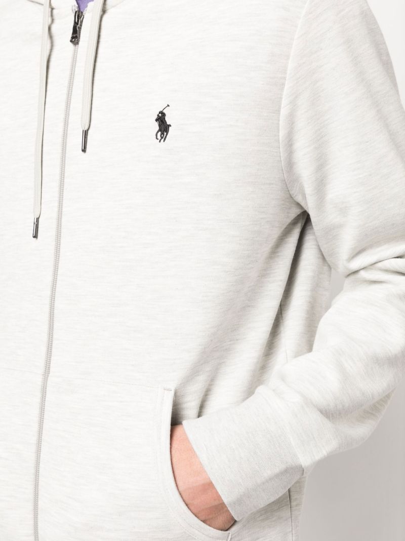 Grey Polo Pony Hoodie
