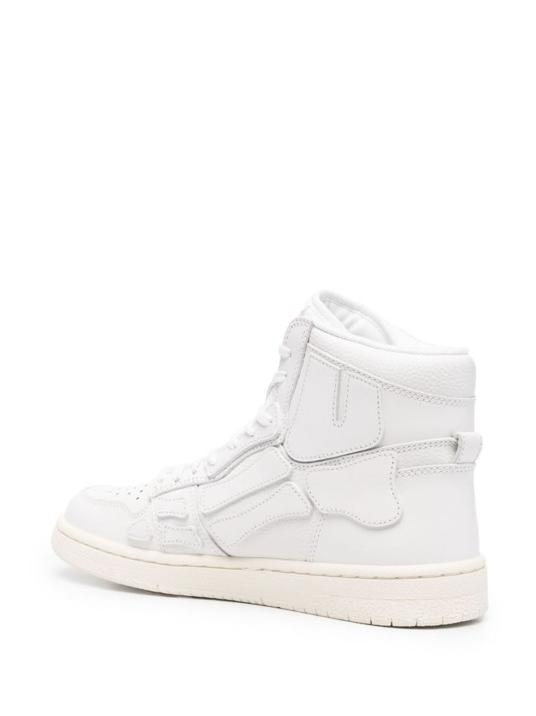 White Skel Top Leather Sneakers