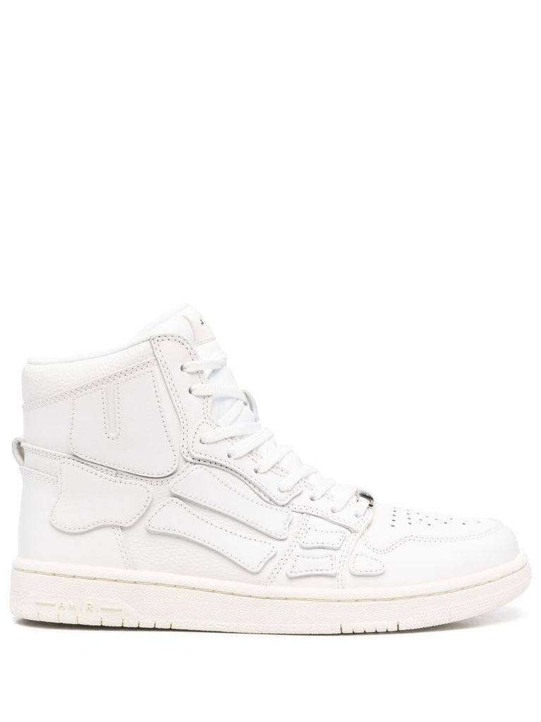 White Skel Top Leather Sneakers