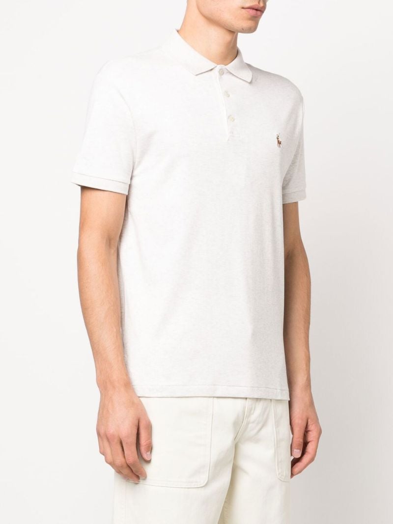 Grey Polo Pony Cotton T-shirt