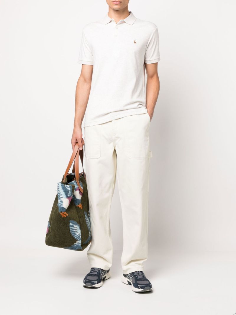 Grey Polo Pony Cotton T-shirt