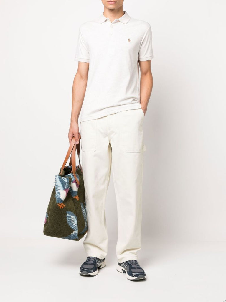 Grey Polo Pony Cotton T-shirt