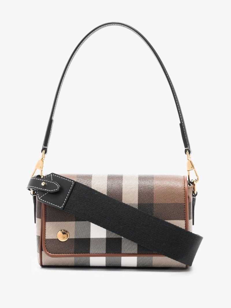 Brown House Check Canvas Cross Body Bag