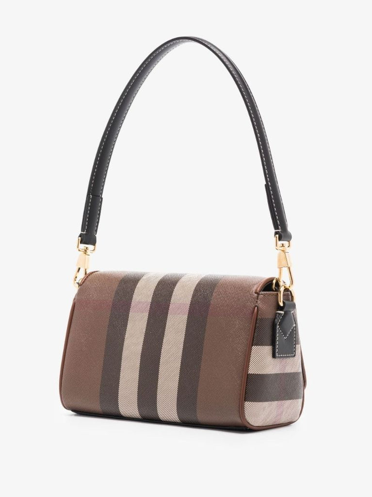 Brown House Check Canvas Cross Body Bag