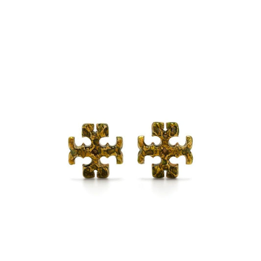 Gold-tone Roxanne Painted Stud Earrings