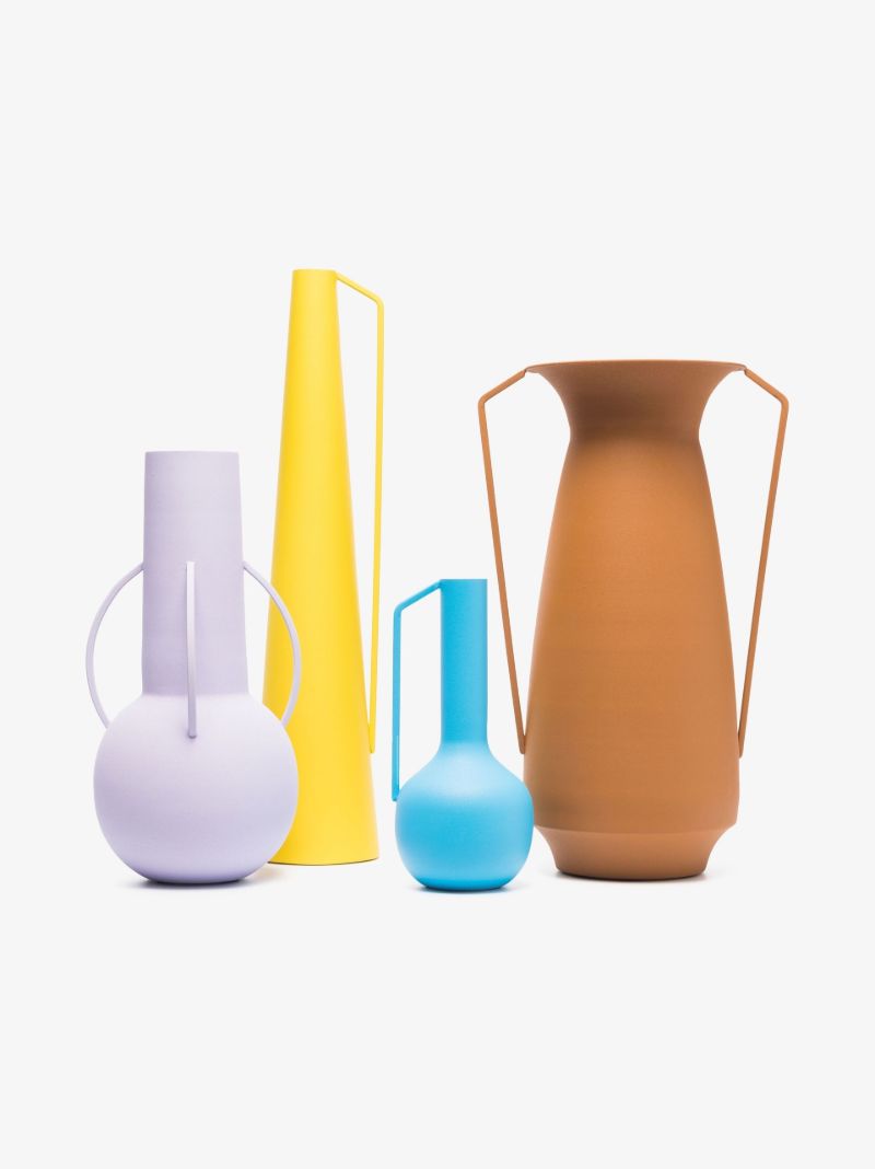 Multicolour Roman Vase Set
