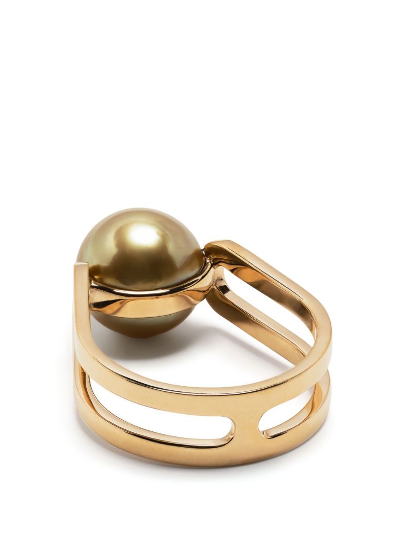 18k Yellow Gold Solitaire Ã_x0083_â_x0080_°treintes Pearl Ring