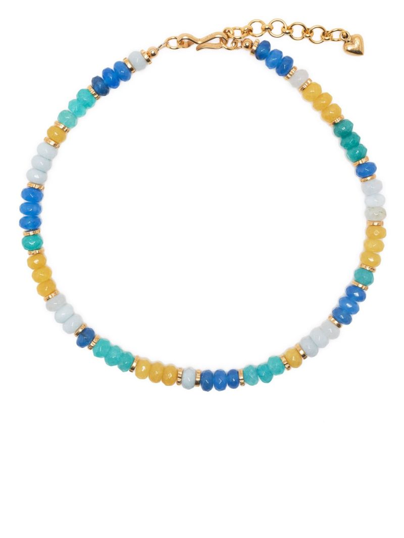 Gold-plated Beaded Necklace