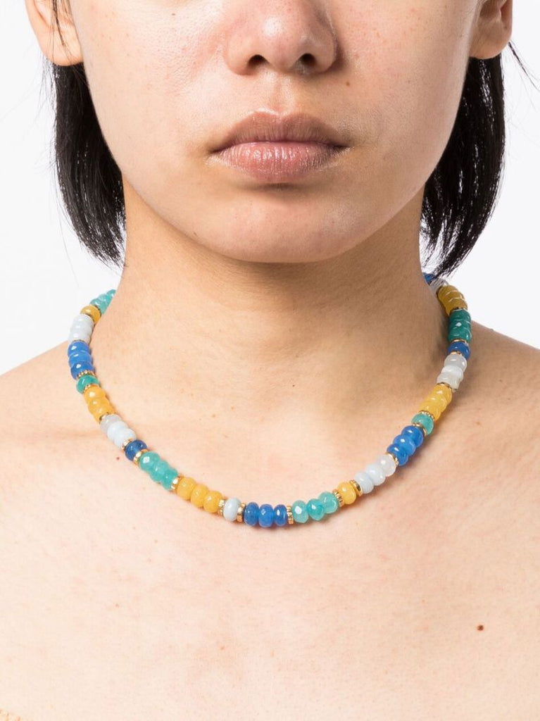 Gold-plated Beaded Necklace