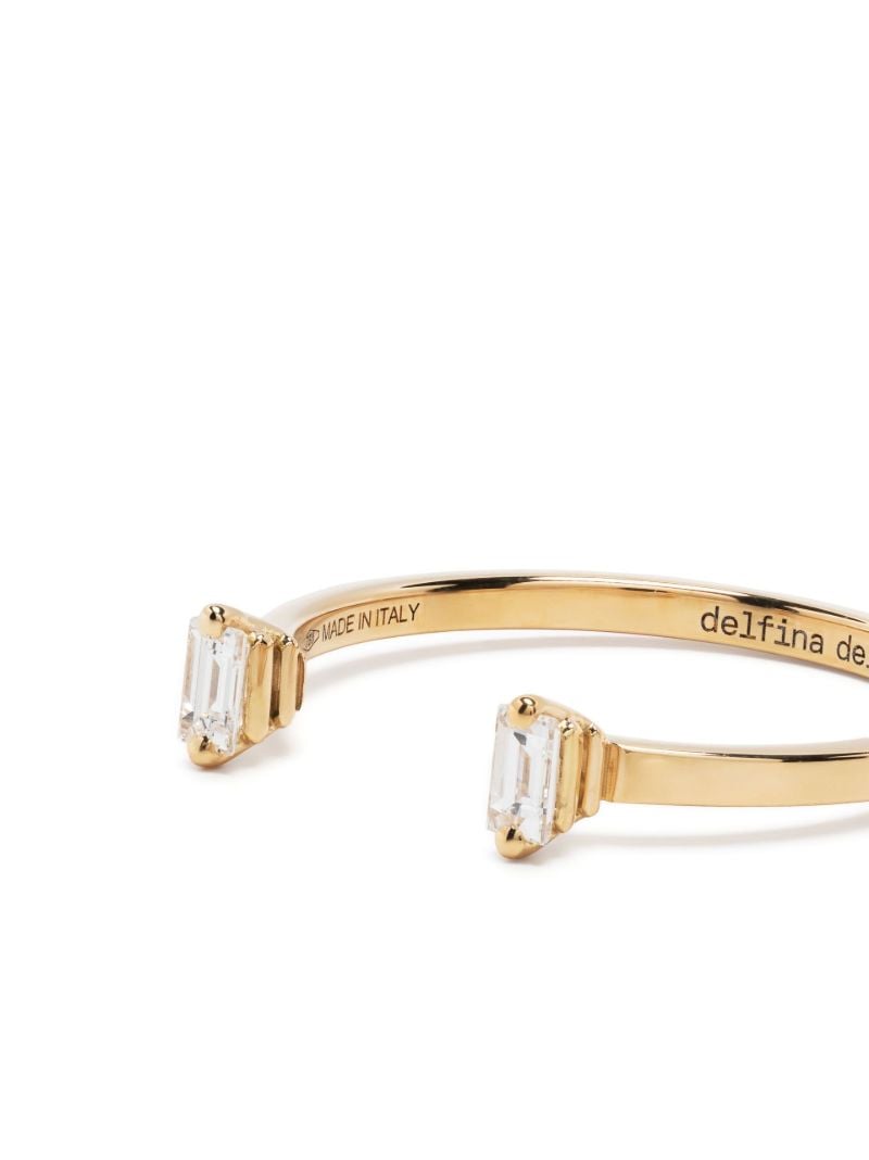 18k Yellow Gold Dots Diamond Ring