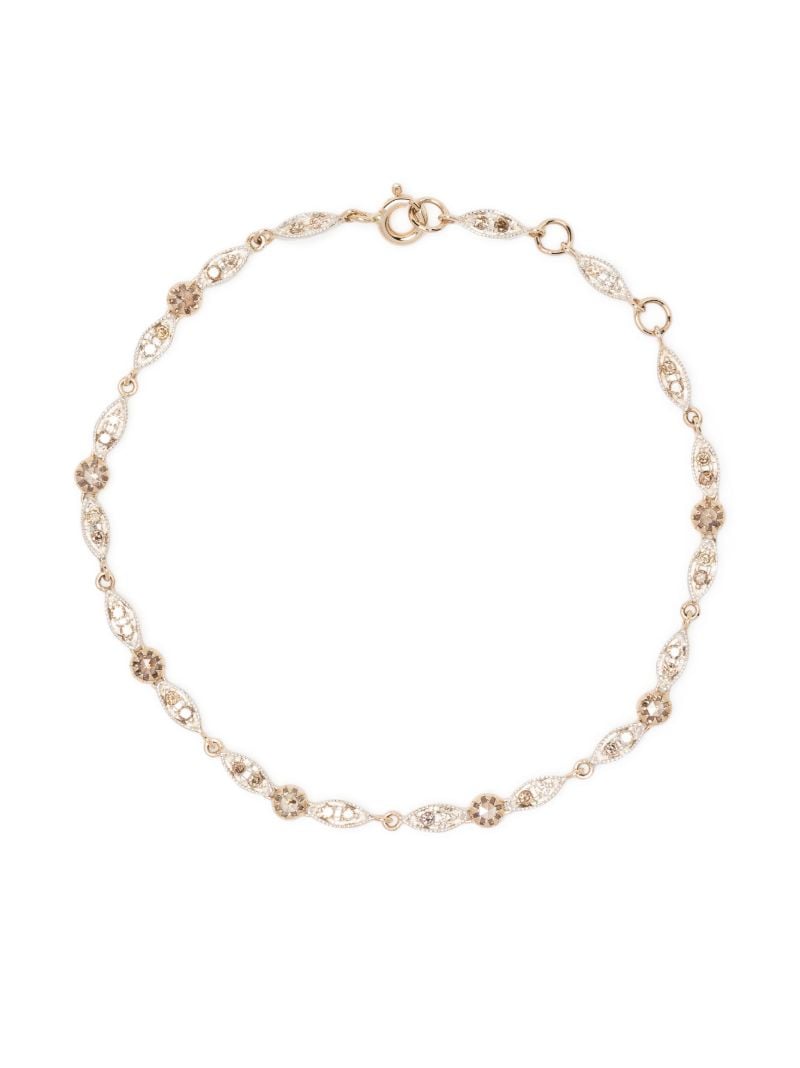 9k Yellow Gold Ava Diamond Bracelet