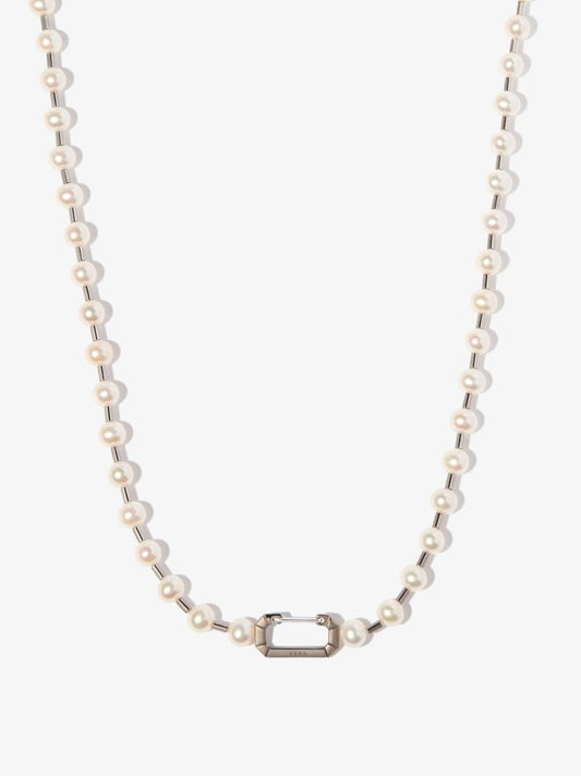 18k White Gold Vita Pearl Necklace