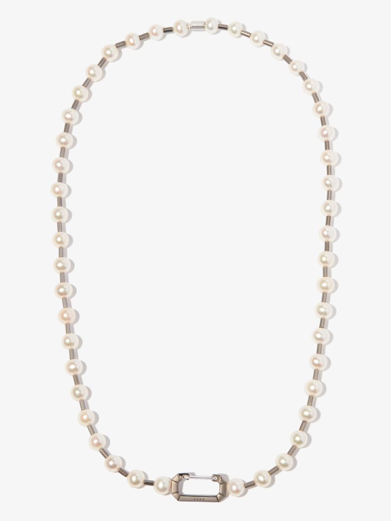18k White Gold Vita Pearl Necklace