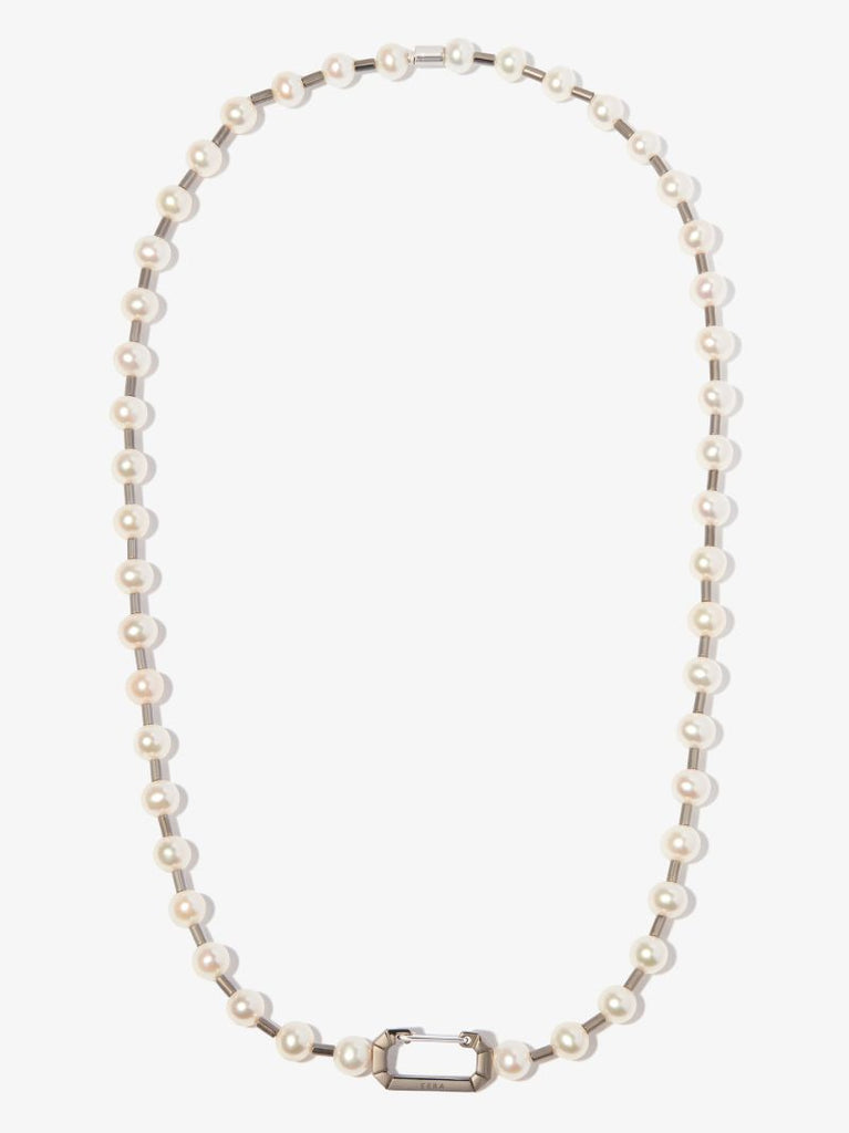 18k White Gold Vita Pearl Necklace