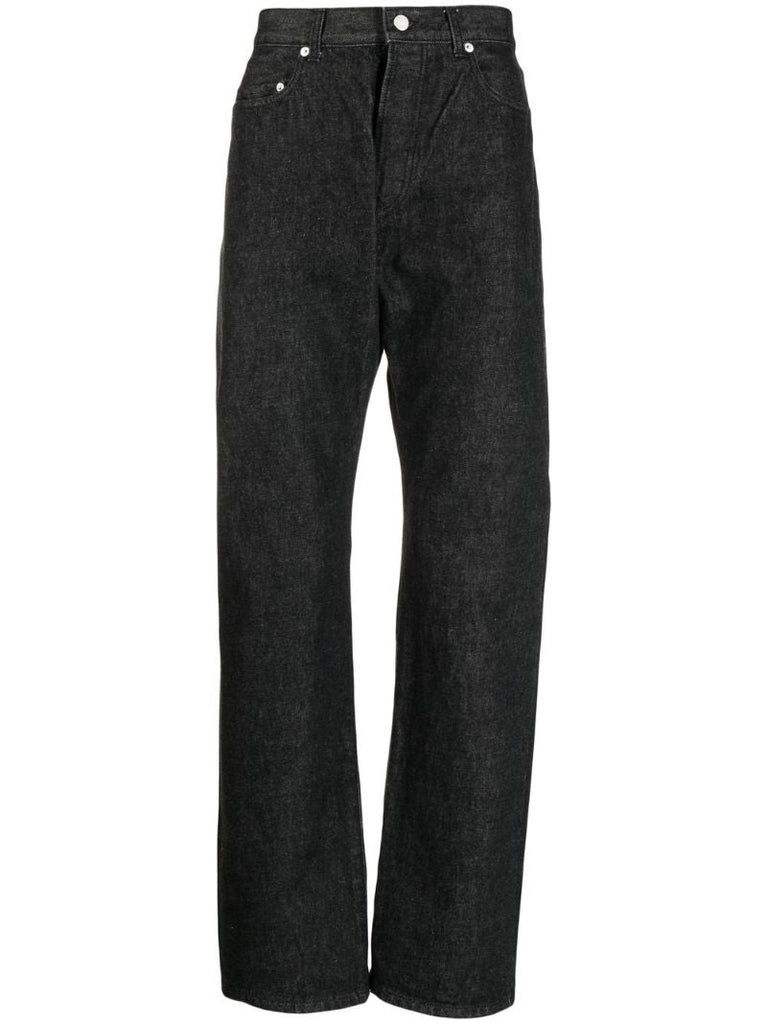 X Psycho Black Logo-appliquÃ_x0083_Â© Jeans