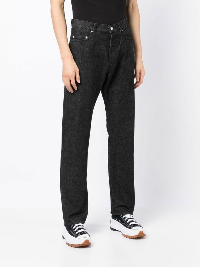 X Psycho Black Logo-appliquÃ_x0083_Â© Jeans
