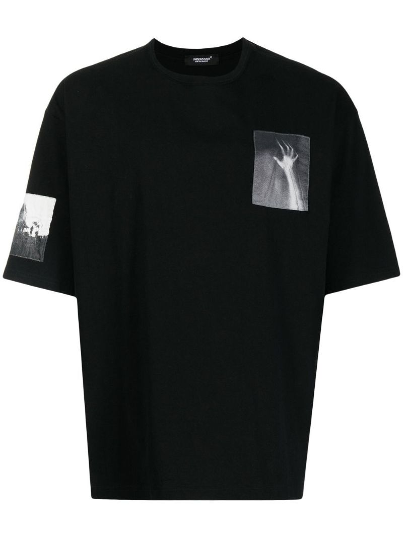 X Psycho Graphic Print Cotton T-shirt