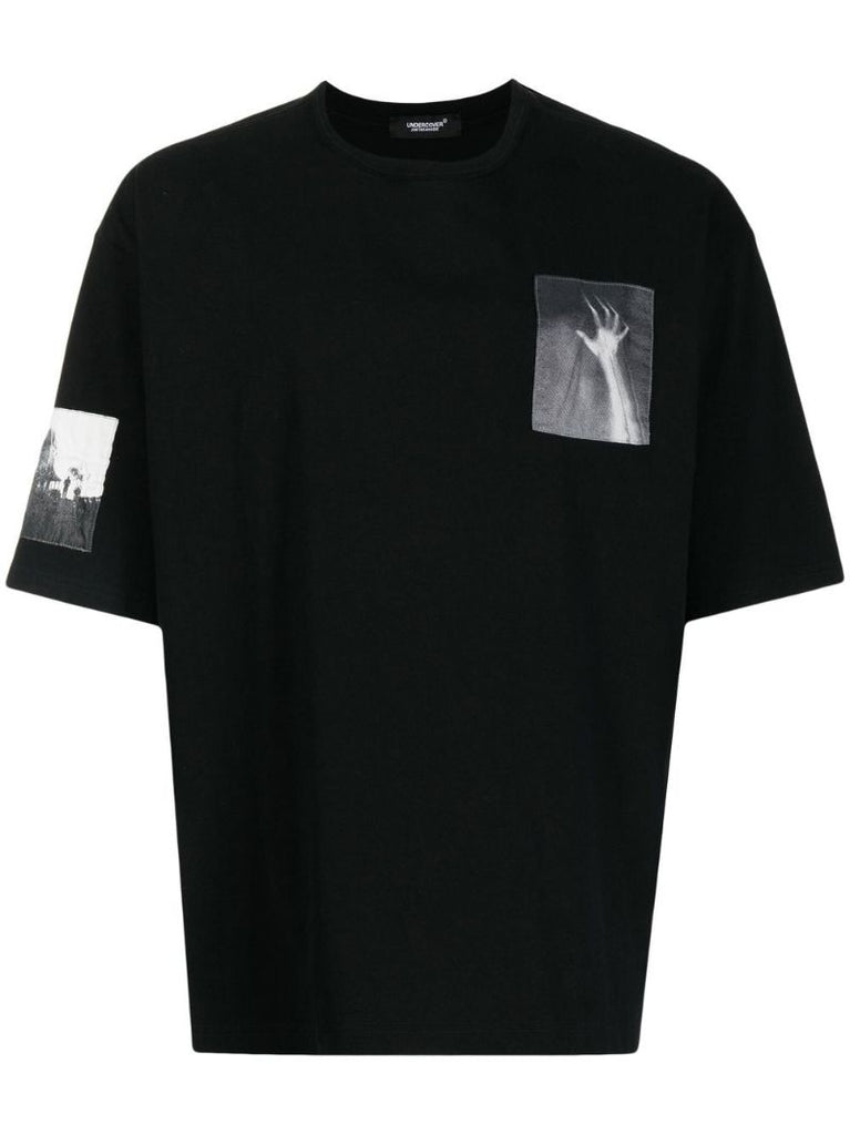 X Psycho Graphic Print Cotton T-shirt