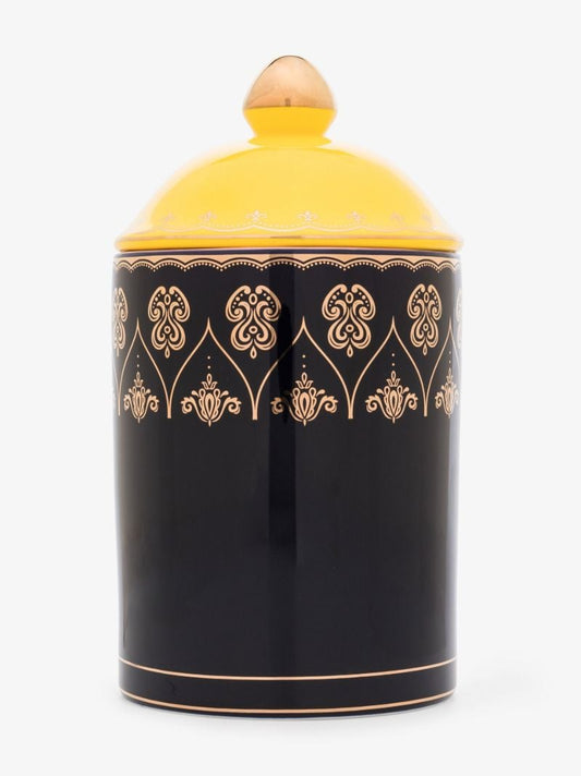 Black Grandpa Ceramic Jar