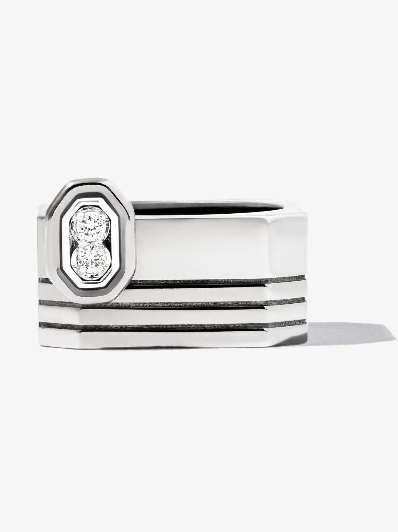 18k White Gold Diamond Ring