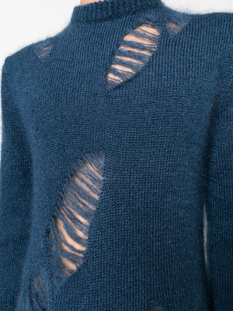 Blue Spider Knit Sweater