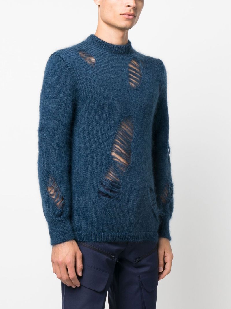 Blue Spider Knit Sweater