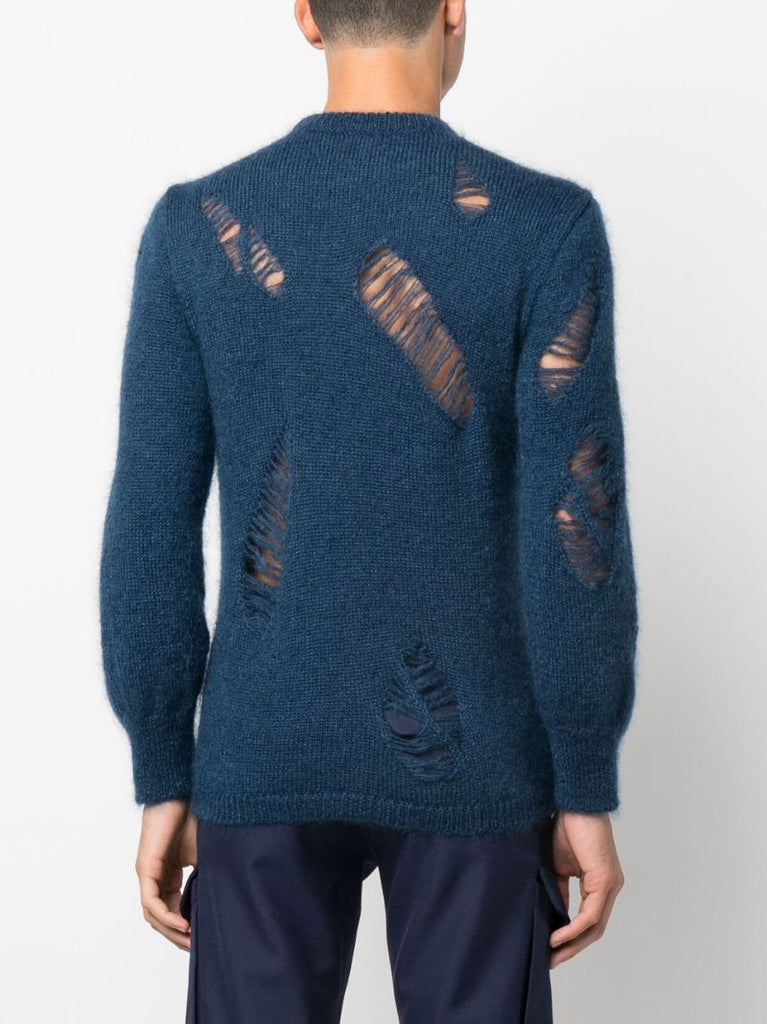 Blue Spider Knit Sweater